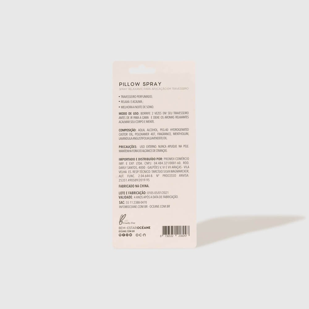 Spray Relaxante para Travesseiro com Essência de Lavanda - Pillow Spray 30ml 30ml 9