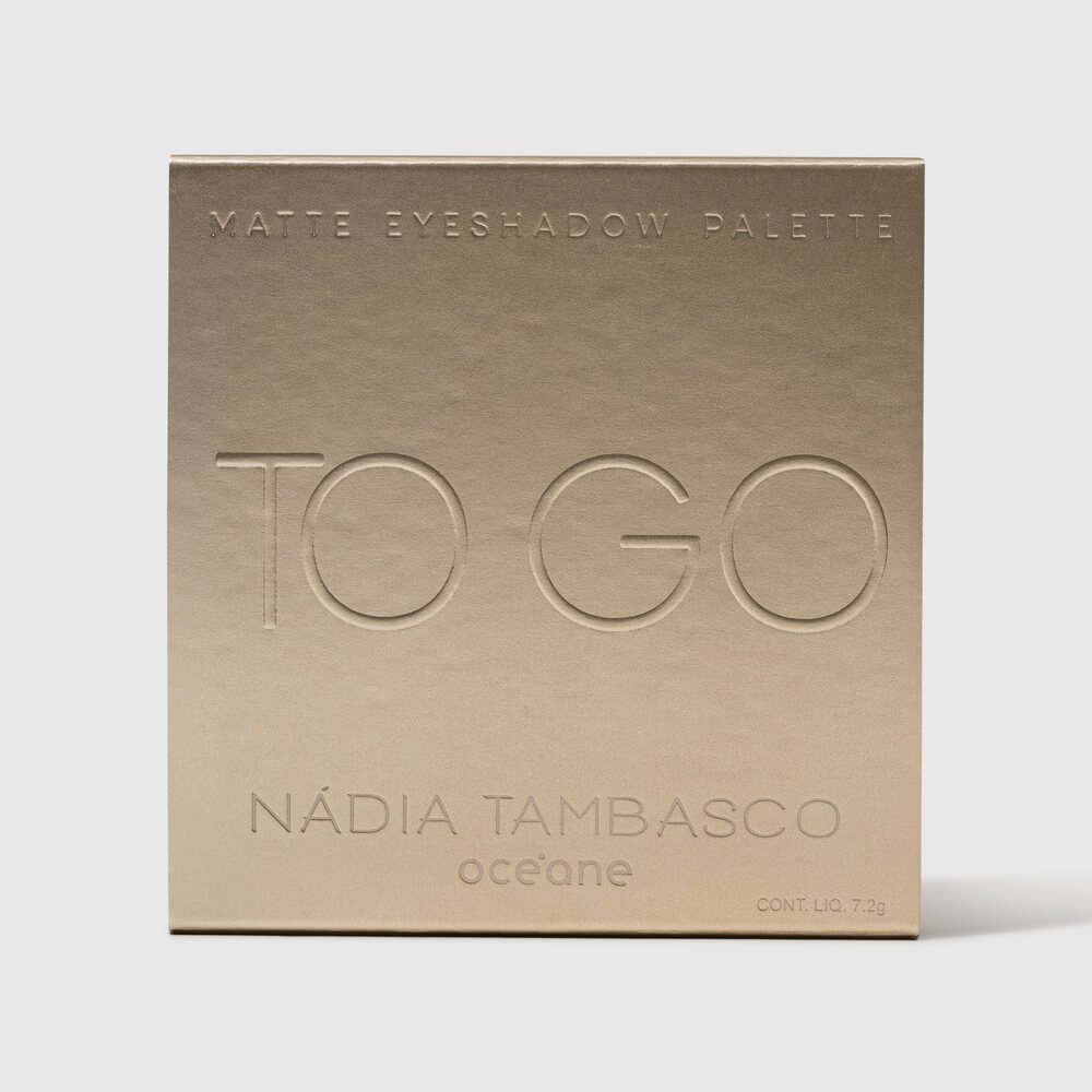 Paleta de Sombras Nádia Tambasco By Océane - To Go Matte 7,2g Matte 7