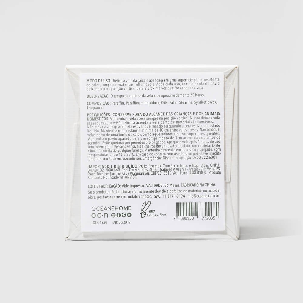 Vela Aromatizada de Bergamota e âmbar - Scented Candle 180g 180g 7