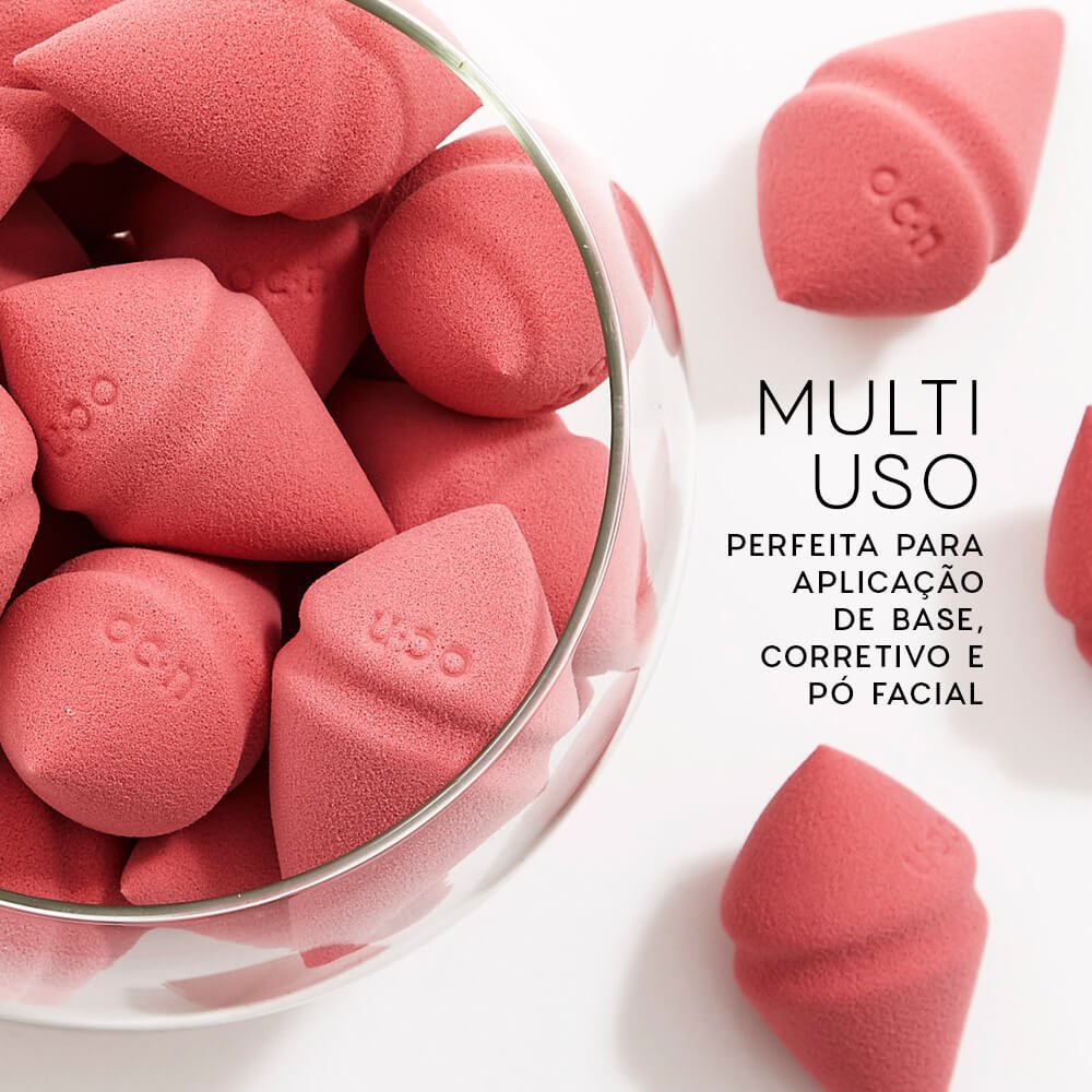 Esponja para Maquiagem Nude - Special Diamond Blend Rosa 2