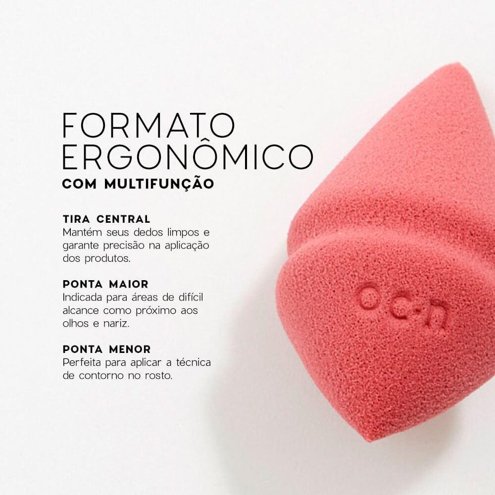 Esponja para Maquiagem Nude - Special Diamond Blend Rosa 3
