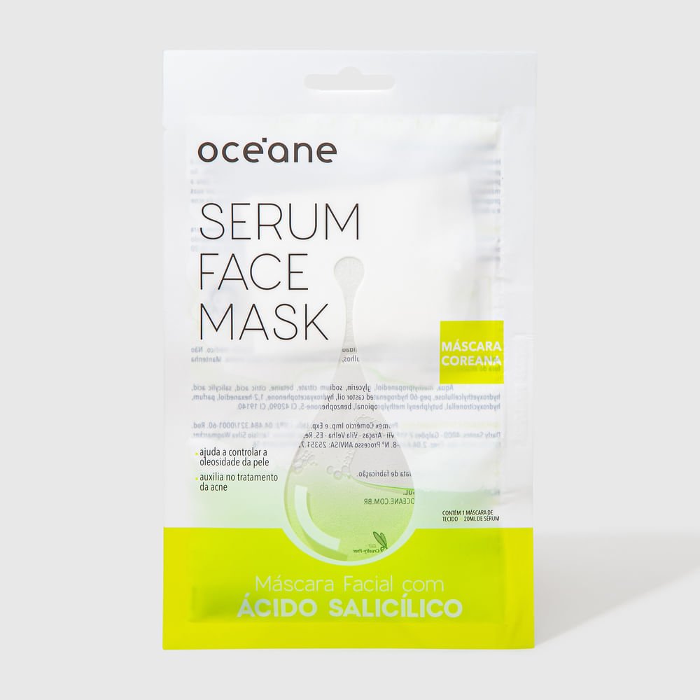 Máscara Facial com Ácido Salicílico - Serum Face Mask 20ml 20ml 1