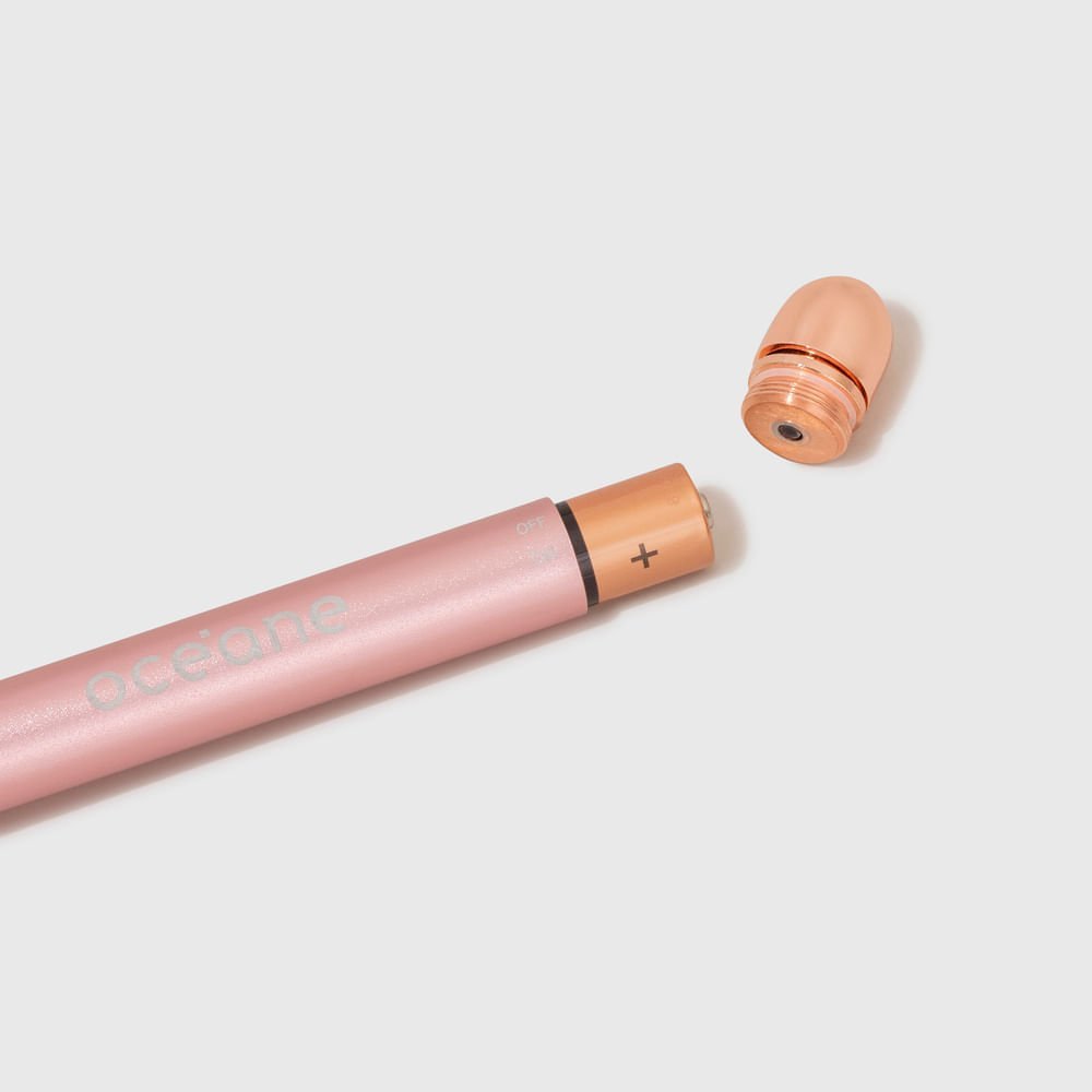 Massageador Elétrico de Quartzo - Vibrating Quartz Roller Rosa 7