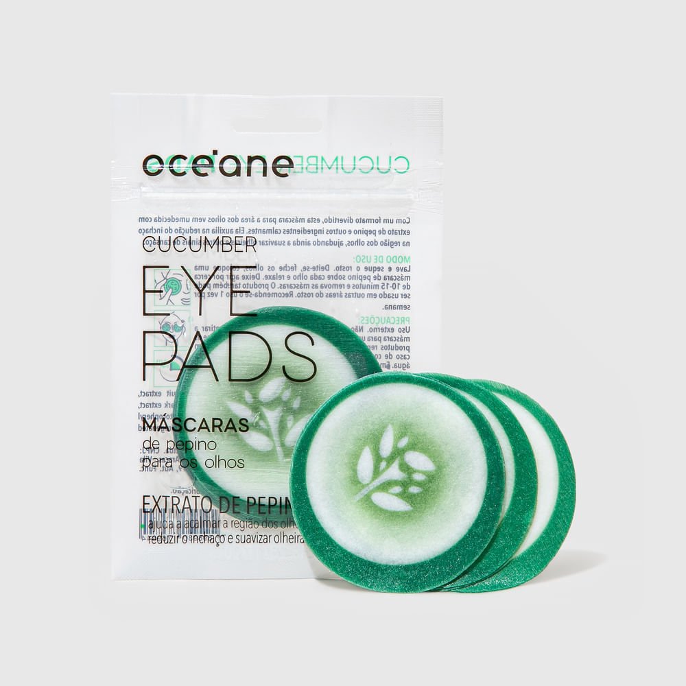 Máscara Para Olhos de Pepino  - Cucumber Eye Pads 10un ÙNICO 2