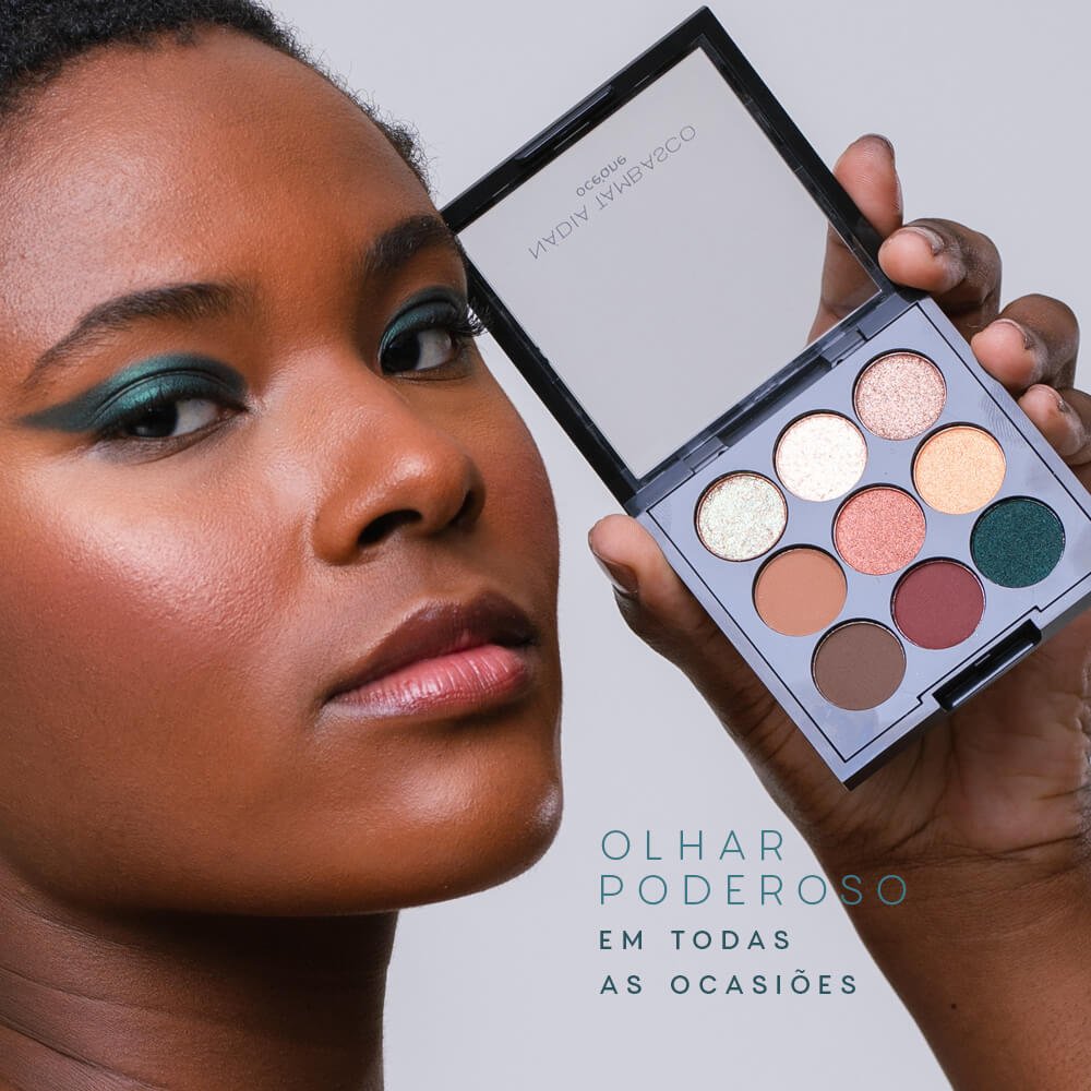 Paleta de Sombras Nádia Tambasco By Océane - To Go Trendy 7,2g Trendy 3