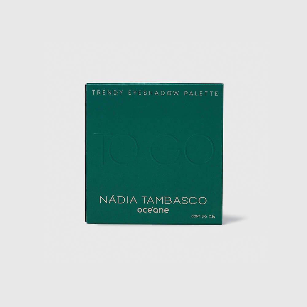 Paleta de Sombras Nádia Tambasco By Océane - To Go Trendy 7,2g Trendy 8
