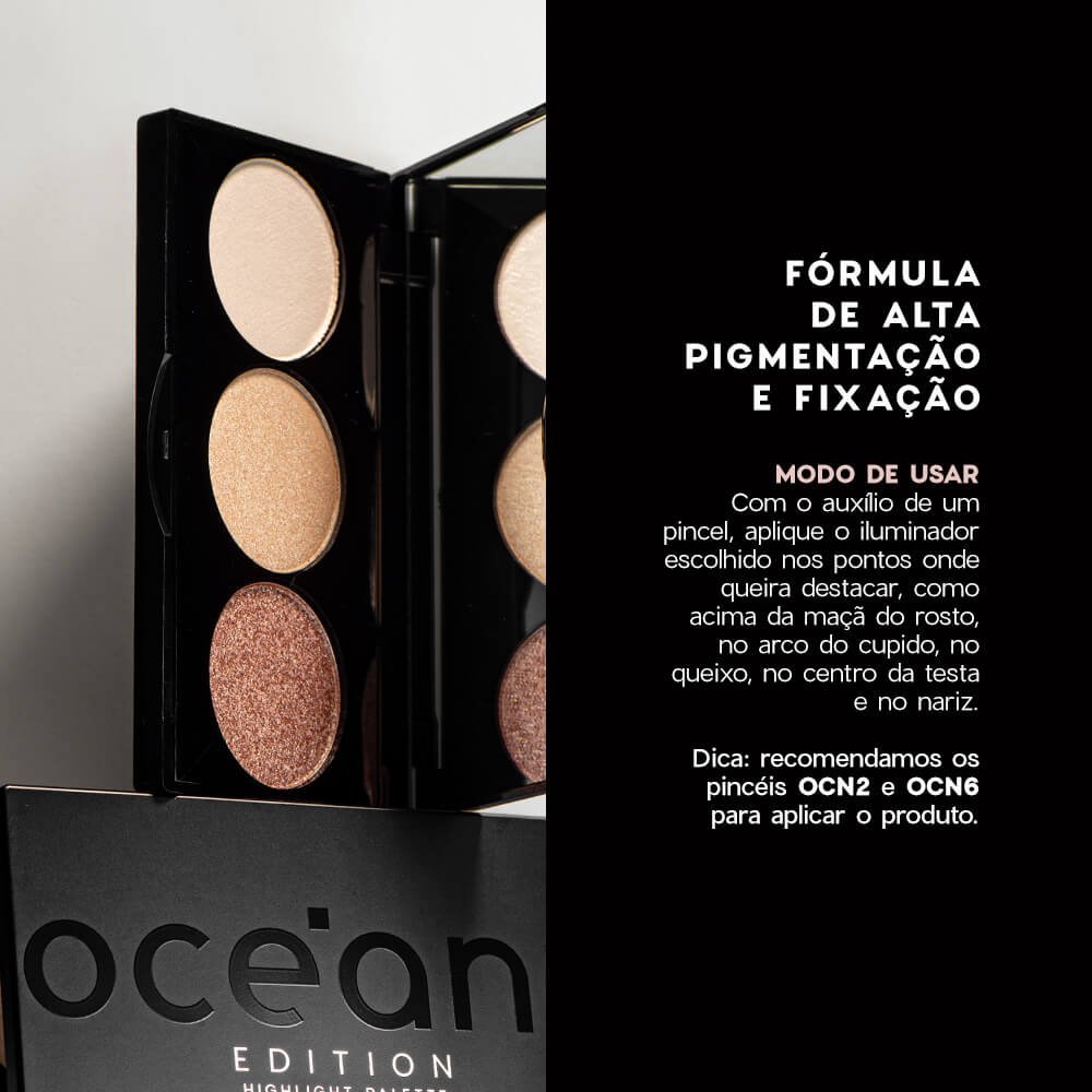 Paleta de Iluminadores - Highlight Palette Océane Edition 7,2g 7,2g 7