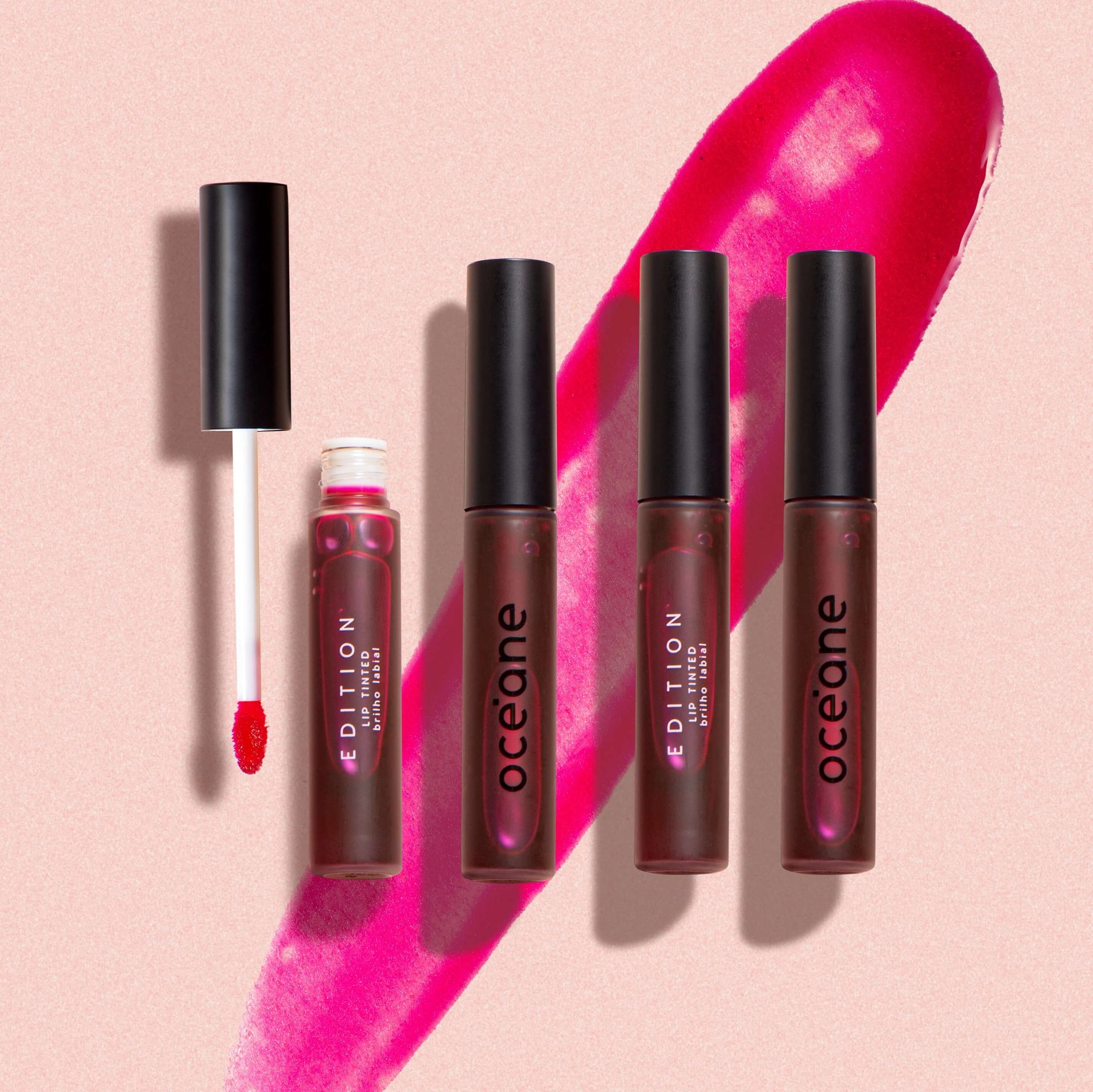 Kit Lip Tint Pink + Caneta Delineadora Preta Océane Edition (2 Produtos) Multicores 2