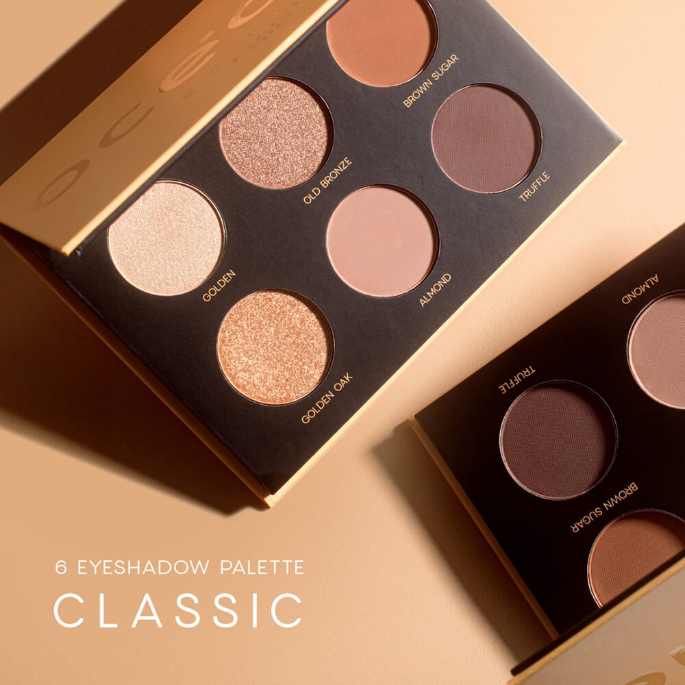 Paleta de Sombras Tons Terrosos - 6 Eyeshadow Palette Classic Océane Edition 7,8g Classic 2