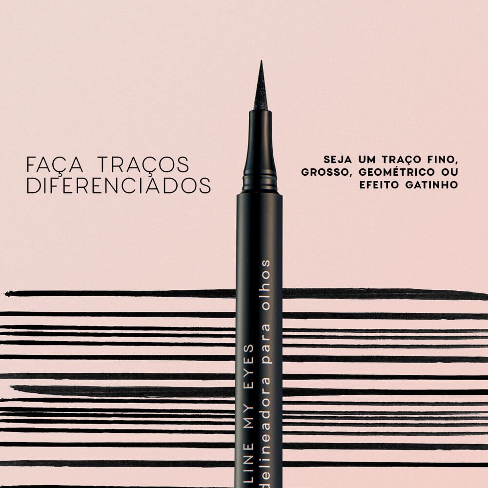 Kit Paleta de Sombras Classic + Máscara de Cílios Long Lash + Caneta Delineadora Océane Edition (3 Produtos) ÚNICO 6
