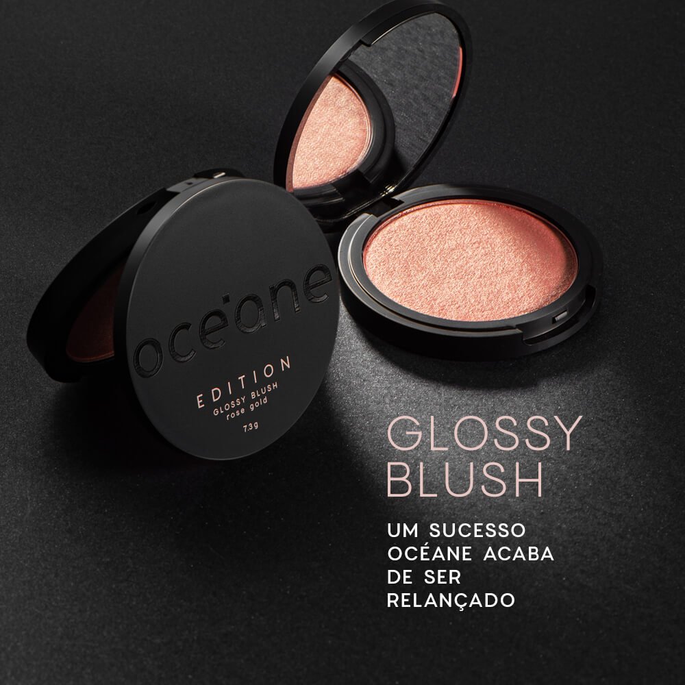 Kit Paleta de Sombras Power Glow + Glossy Blush + Lip Oil Blossom Océane Edition (3 Produtos) ÙNICO 5