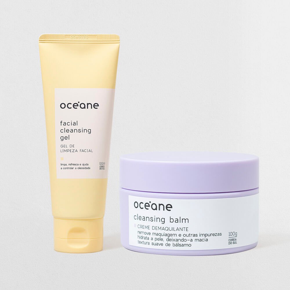 Kit Limpeza Dupla - Creme Demaquilante + Gel de Limpeza Facial (2 Produtos) ÚNICO 1