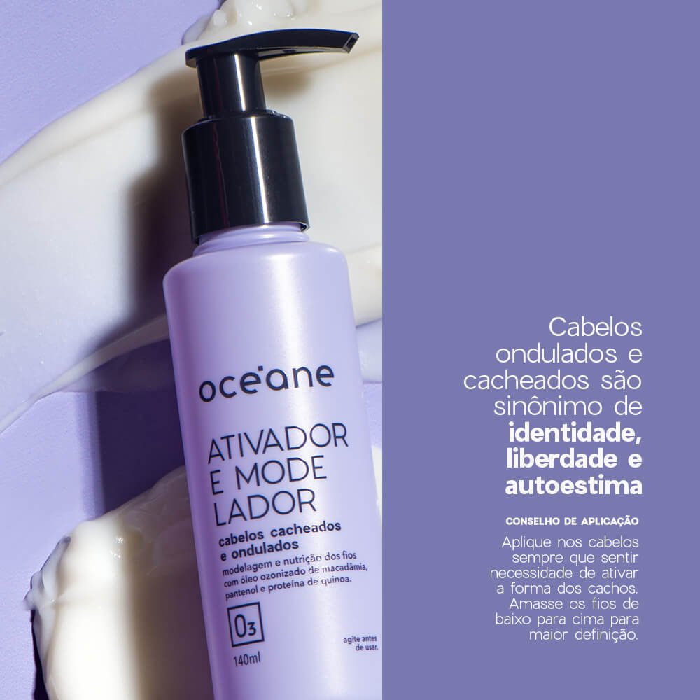 Kit Leave In Protetor Térmico + Ativador de Cachos + Máscara de Tratamento (3 Produtos) ÚNICO 2