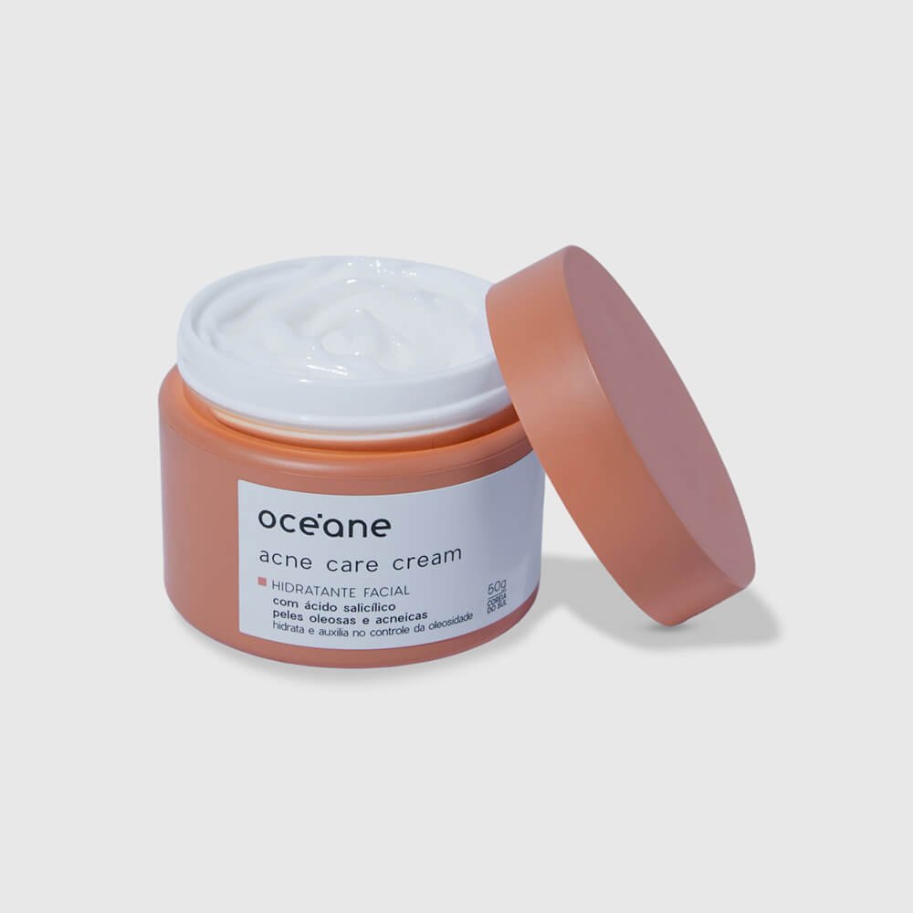 Hidratante Facial com Ácido Salicílico - Acne Care Cream 50g ÚNICO 6