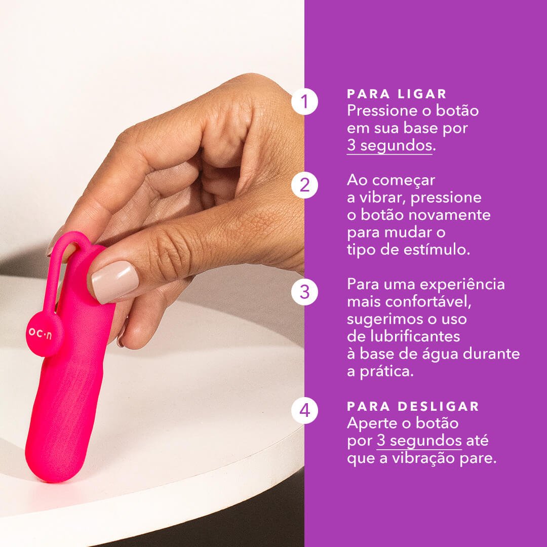 Vibrador Rosa - Flutua Bullet ÚNICO 5