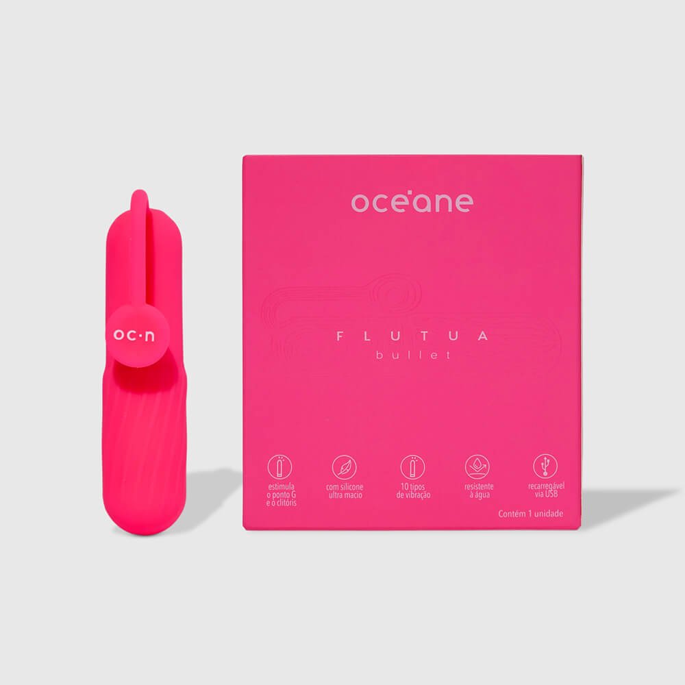 Vibrador Rosa - Flutua Bullet ÚNICO 8