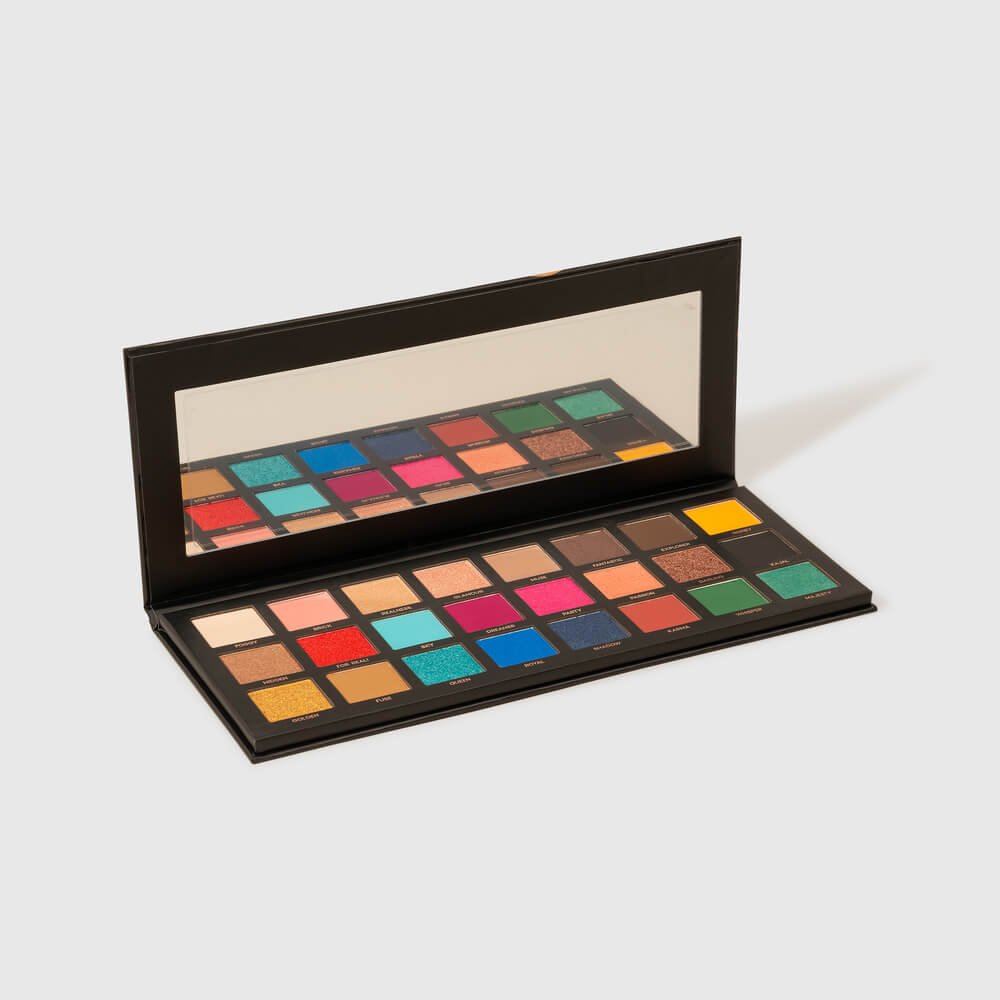 Kit Paleta de Sombras 24.1 Cores + Esponja de Maquiagem Flat Drop Edition (2 Produtos) Multicores 2