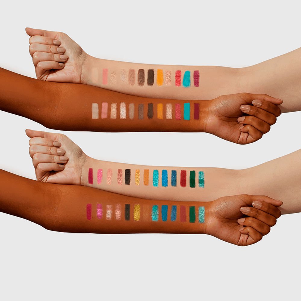 Kit Paleta de Sombras 24.1 Cores + Esponja de Maquiagem Flat Drop Edition (2 Produtos) Multicores 4