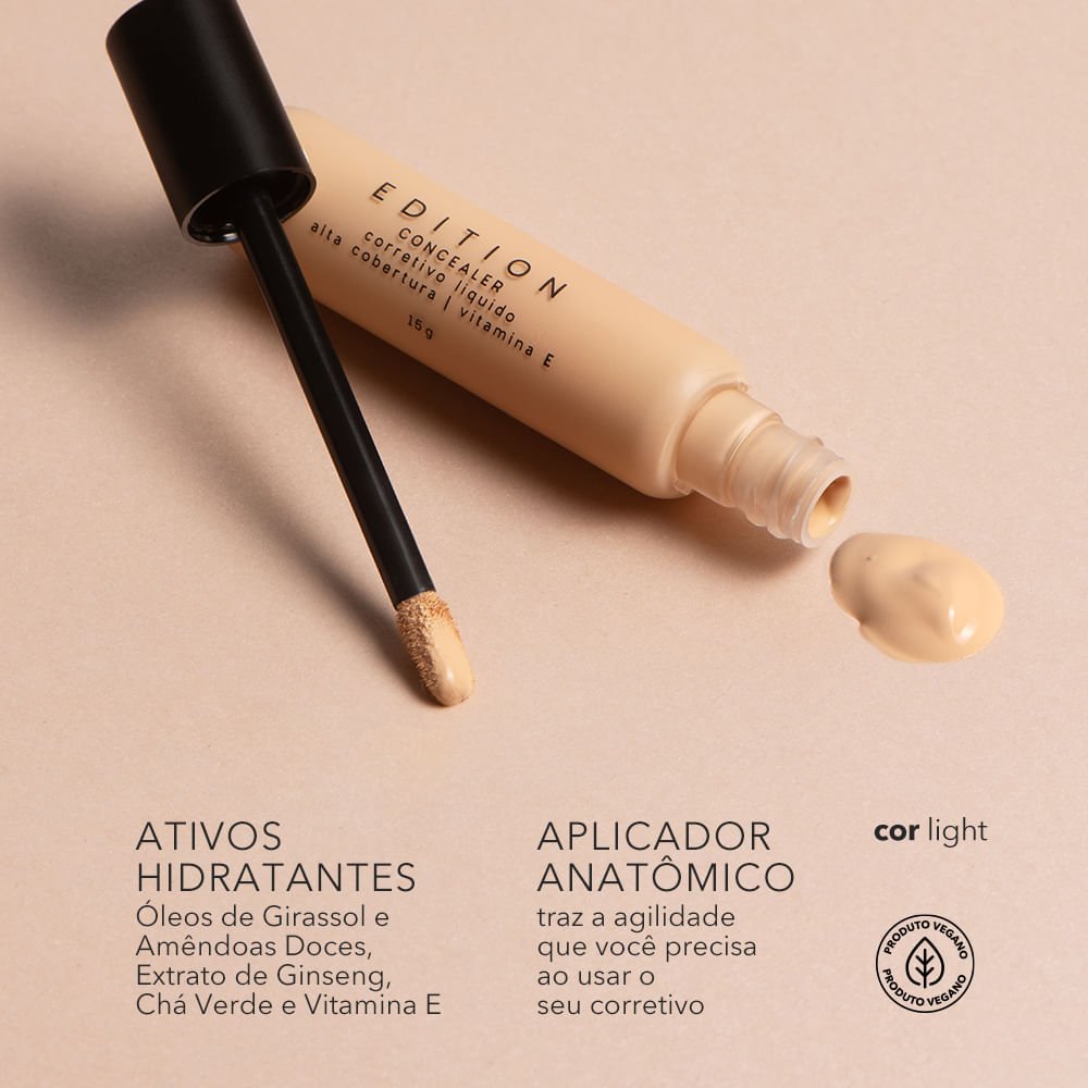 Kit Base Líquida 210l + Corretivo Líquido Light Océane Edition (2 Produtos) ÚNICO 7