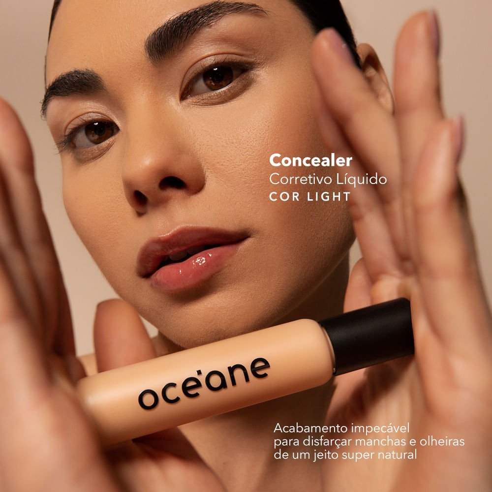 Kit Base Líquida 210l + Corretivo Líquido Light Océane Edition (2 Produtos) ÚNICO 9