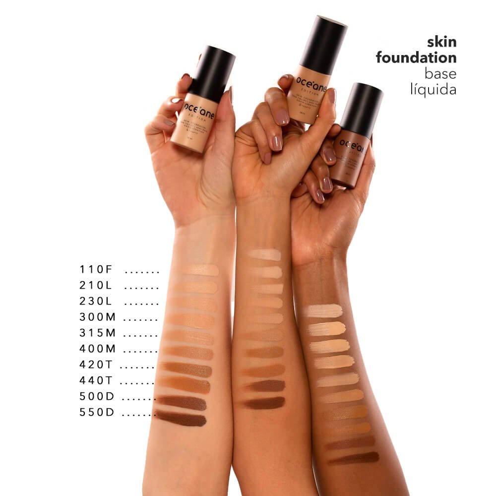 Base Líquida Escura Semi-Matte – Skin Foundation 420t Océane Edition 35ml 420t 3