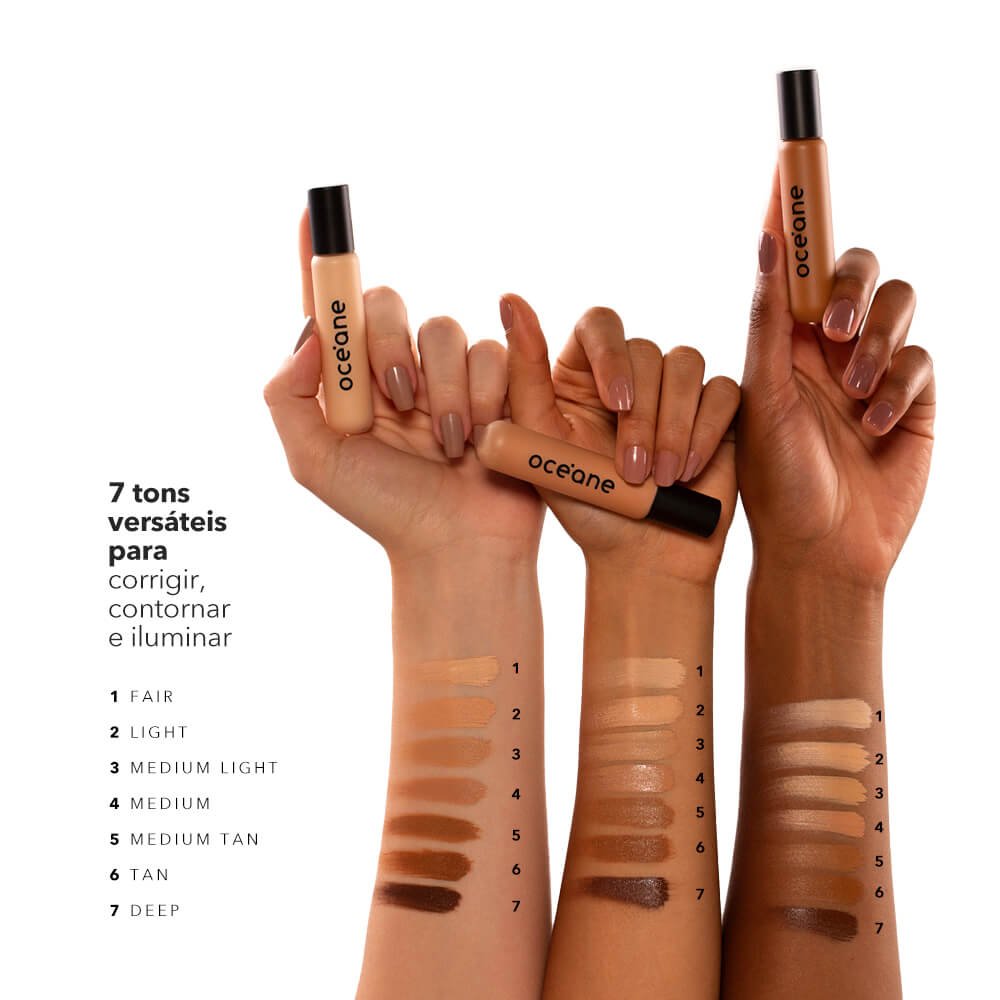 Corretivo Líquido Escuro – Concealer Tan Océane Edition 15g Tan 3