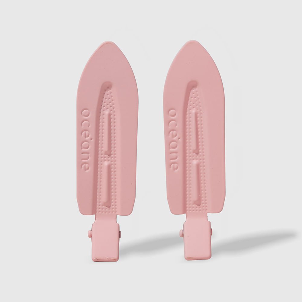 Presilha de Cabelo Rosa - Hair Clip Océane Edition 2un