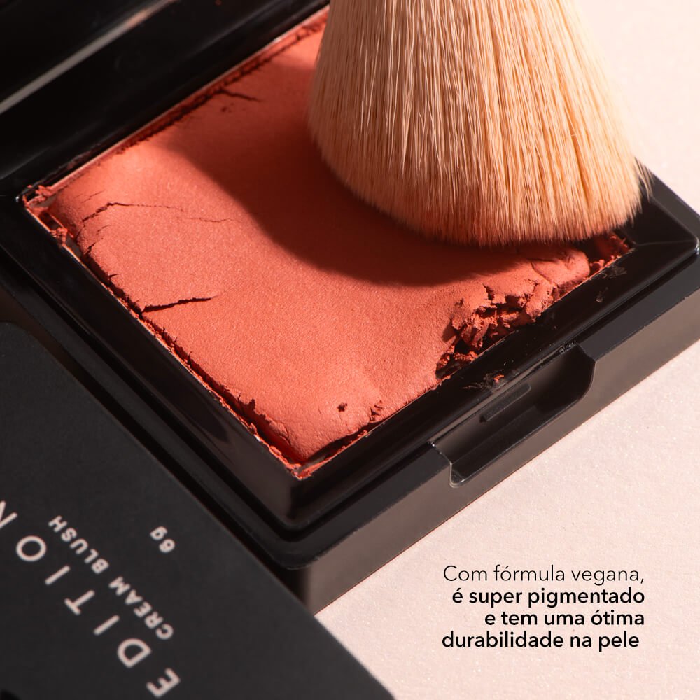 Kit Make Suave – Blush Cremoso + Pó Compacto + Presilha Océane Edition (3 Produtos) ÚNICO 4