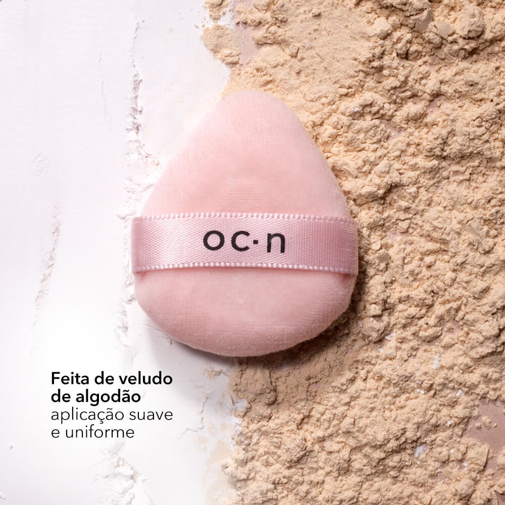 Kit Esponja Para Acabamento + Pó Translúcido + Pincel Para Pó Océane Edition (2 Produtos) ÚNICO 3