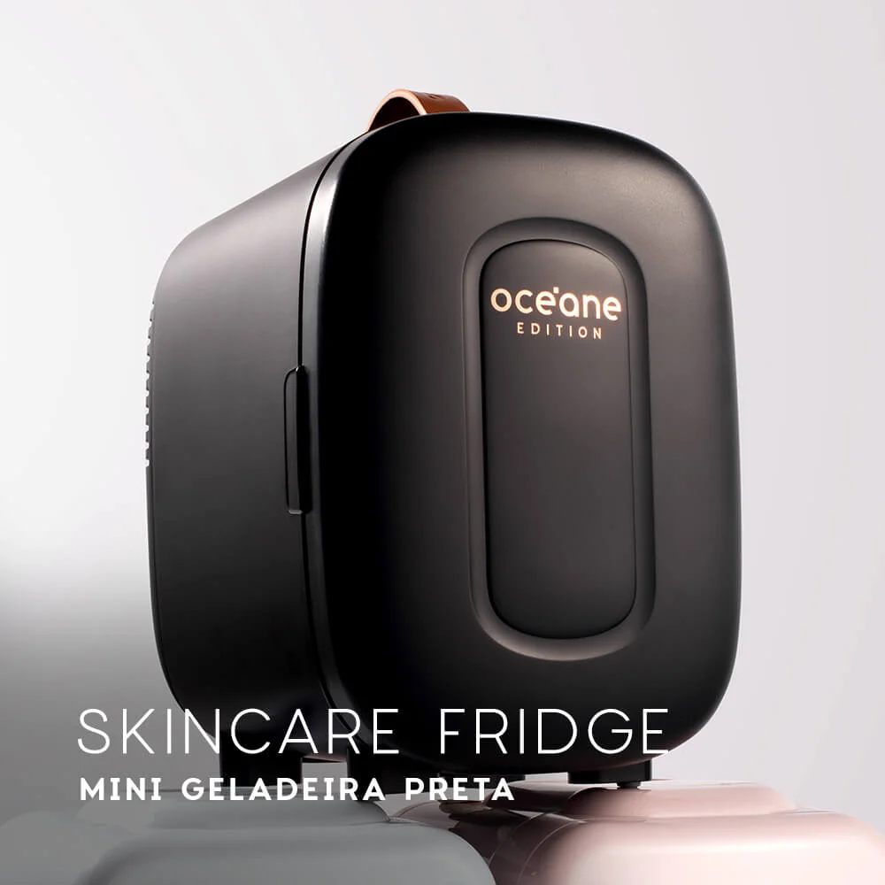 Mini Geladeira Preta - Skincare Fridge Océane Edition 4l Preto 2