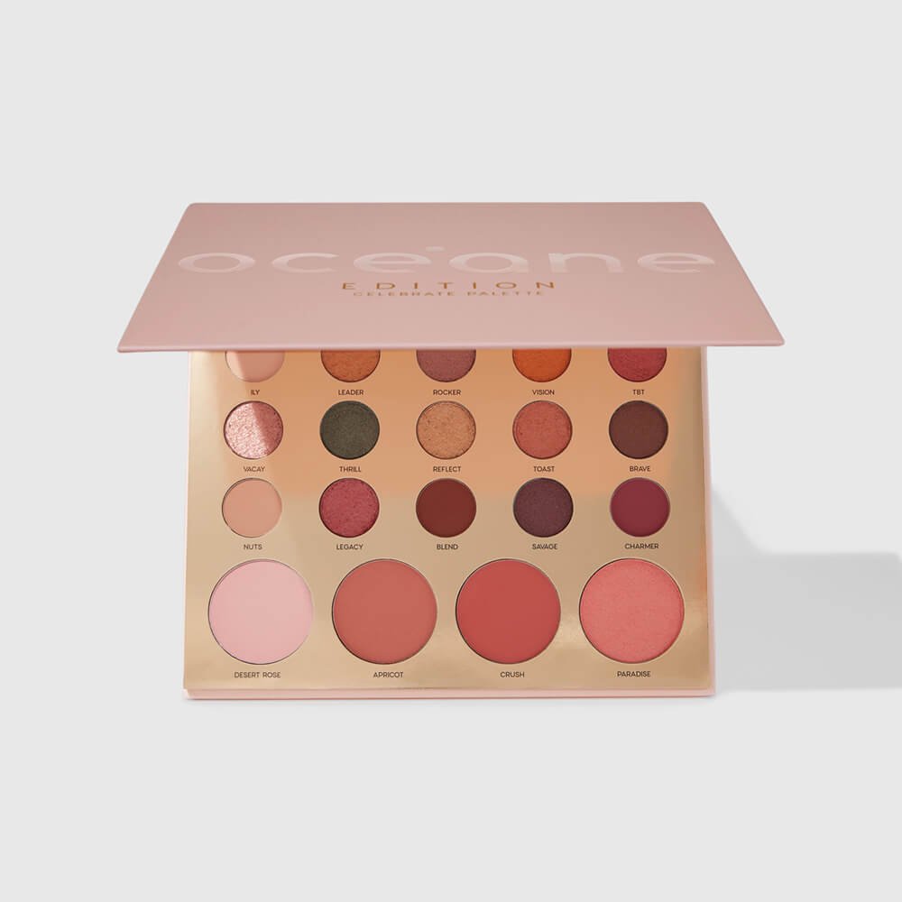 Kit Paleta Multiuso Celebrate Pincéis de Maquiagem ÚNICO 6