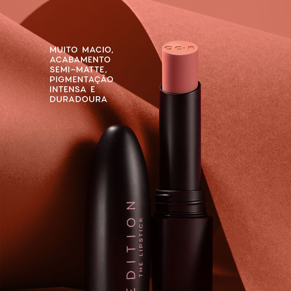 Kit Batom Rosa + Brilho Labial Océane Edition (2 Produtos) ÚNICO 6
