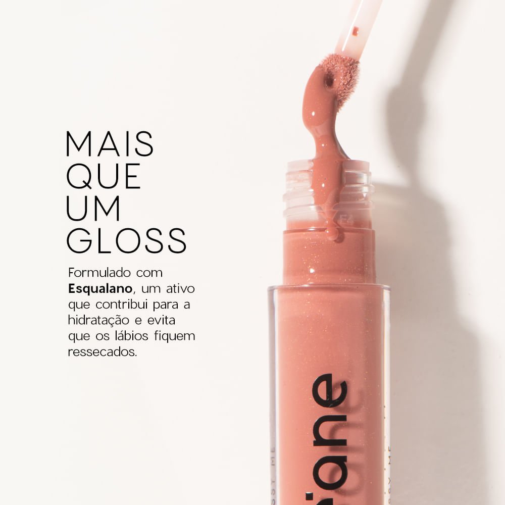Kit Brilho Labial Transparente + Brilho Labial Nude Océane Edition (2 Produtos) Bege 3