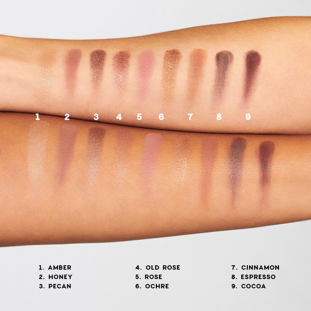 Kit Lápis de Olhos Marrom Lápis de Olhos Preto Paleta de Sombras Nude Océane Edition ÚNICO 3