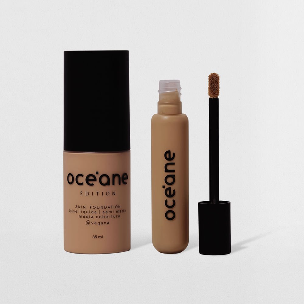 Kit Base Líquida 300m + Corretivo Líquido Médium Océane Edition (2 Produtos) ÚNICO 1