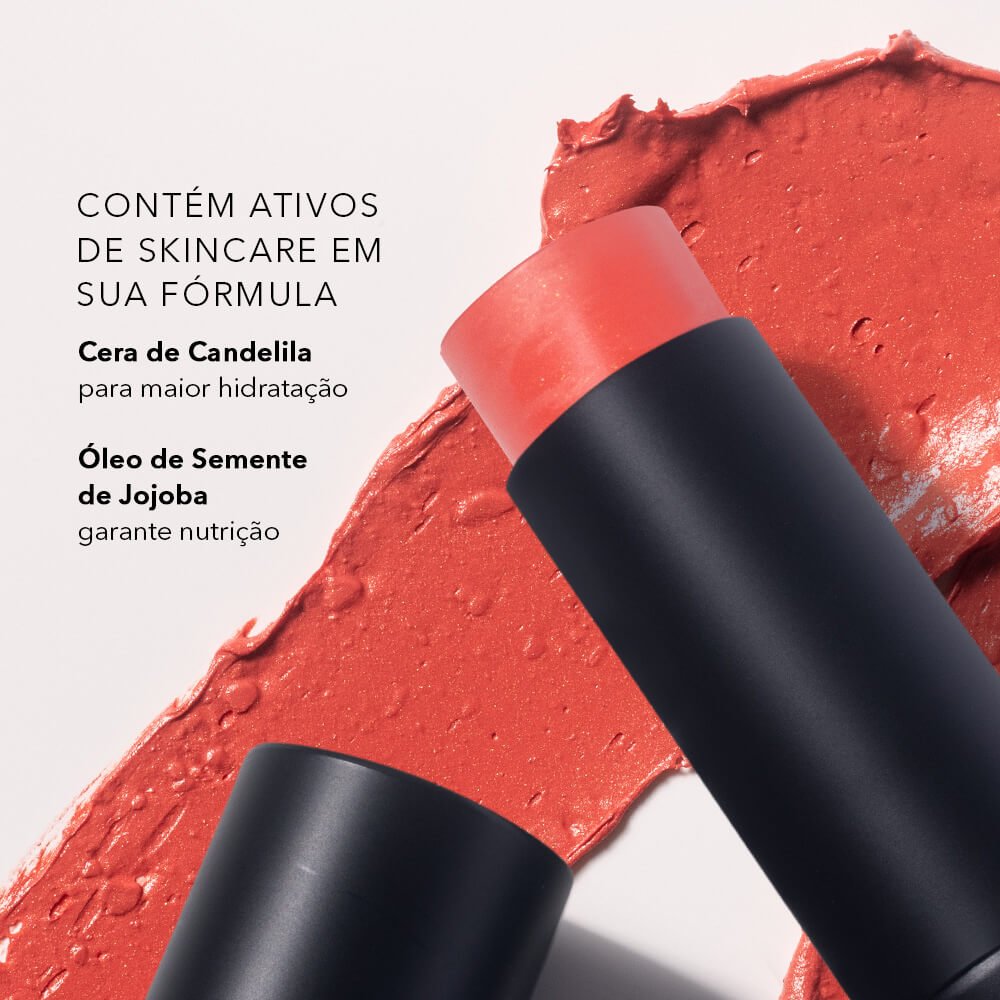 Kit Blush em Bastão Coral + Contorno em Bastão Marrom Médio Océane Edition (2 Produtos) ÚNICO 4