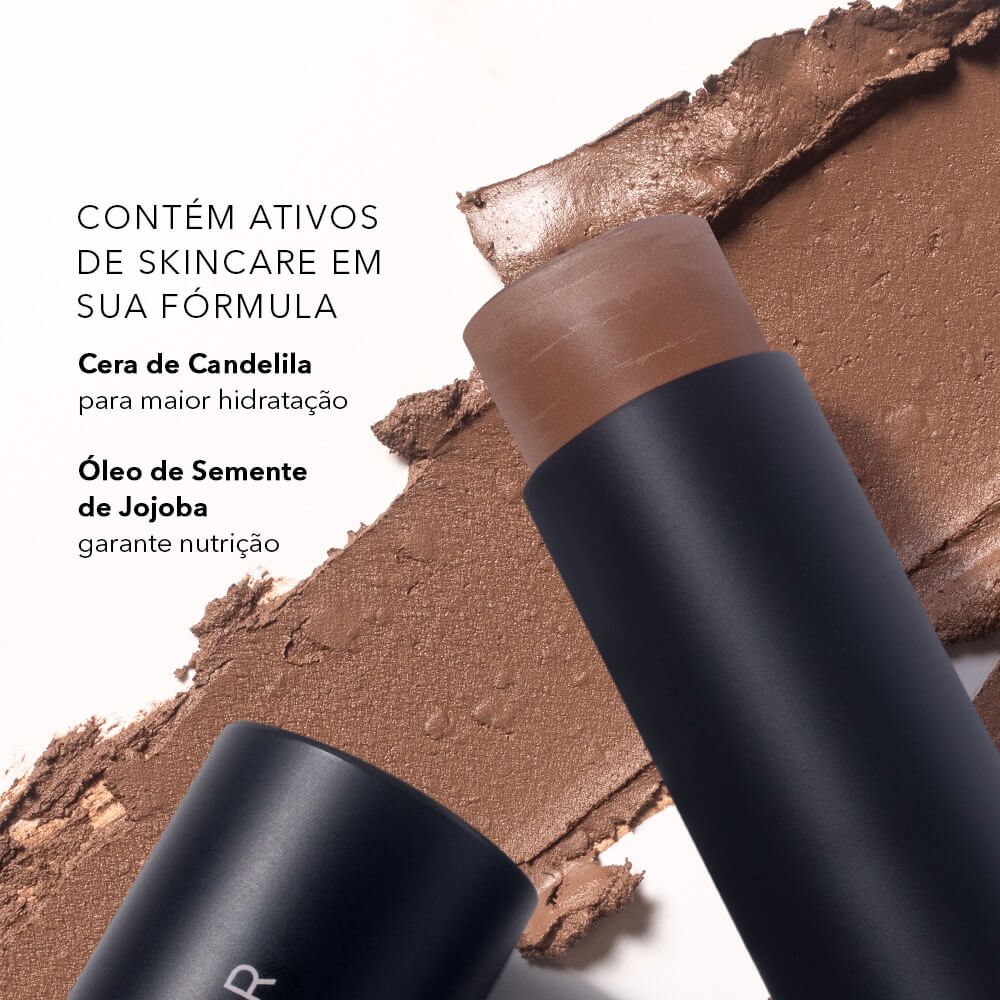 Kit Blush em Bastão Coral + Contorno em Bastão Marrom Médio Océane Edition (2 Produtos) ÚNICO 8