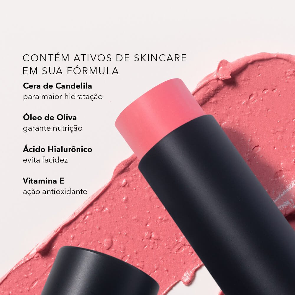 Kit Blush em Bastão Rosa Claro + Lip Oil Rosa Océane Edition (2 Produtos) ÚNICO 4
