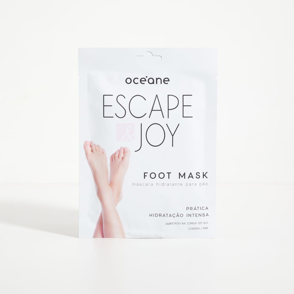 Kit Máscara Hidratante Para Pés com Óleo de Coco - Foot Mask 1 Par (2 Produtos) ÚNICO 2