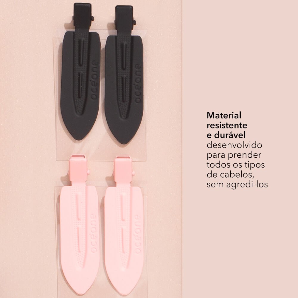 Kit Presilha de Cabelo Preta e Rosa Océane Edition (2 Produtos) ÚNICO 7
