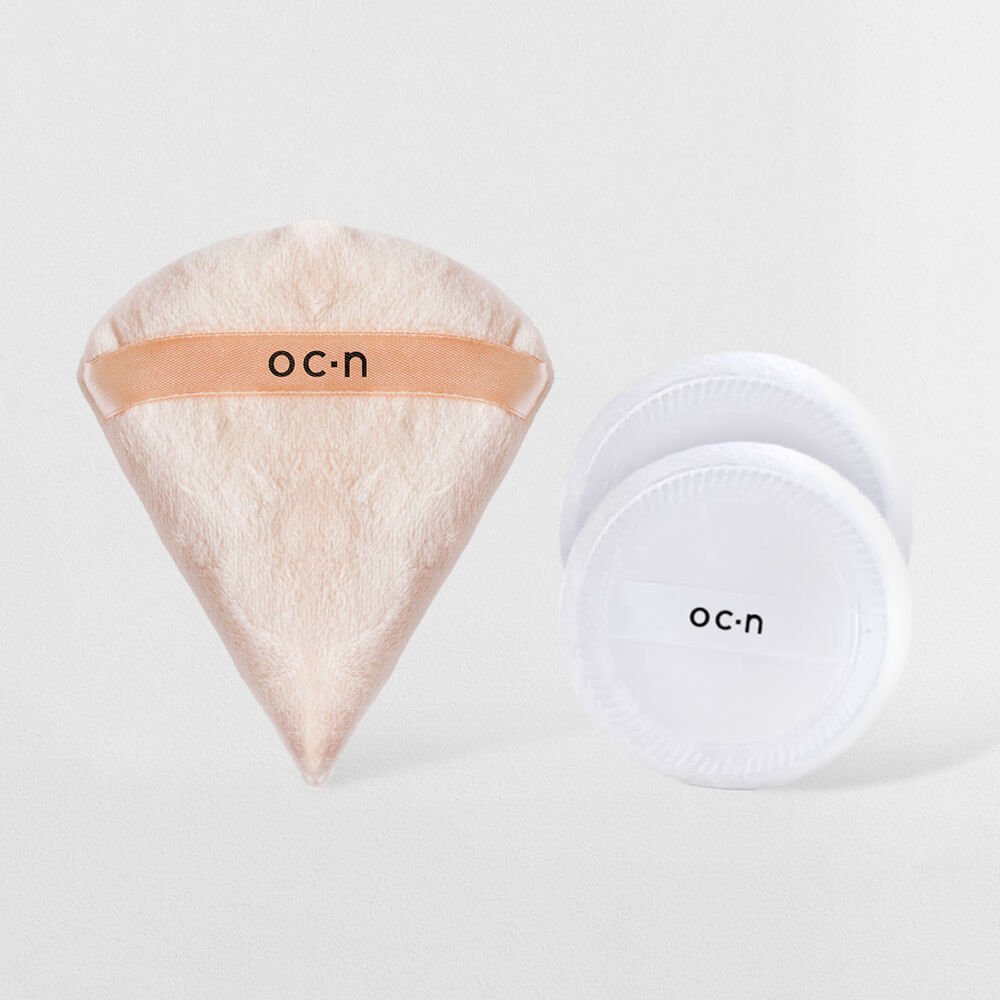 Kit Esponja de Maquiagem Para Pó Cotton Puff + Esponja Powder Puff (2 Produtos) ÚNICO 1
