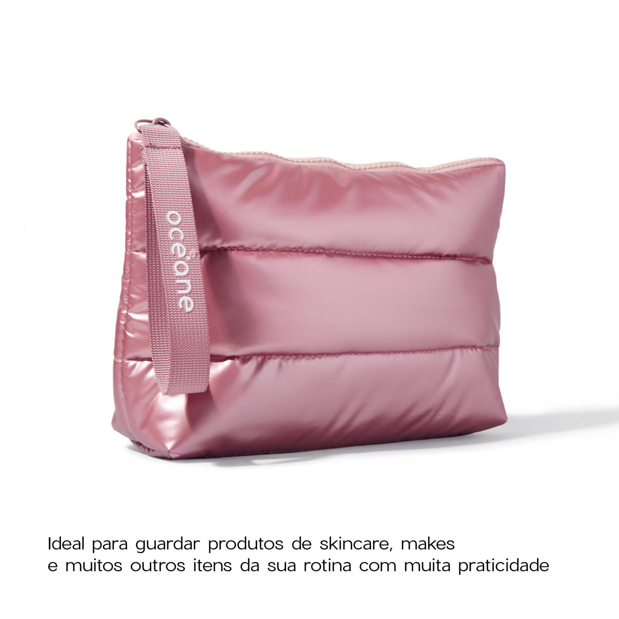 Kit Nécessaire Rosa Daily Makeup + Nécessaire Puffer (2 Produtos) ÚNICO 7