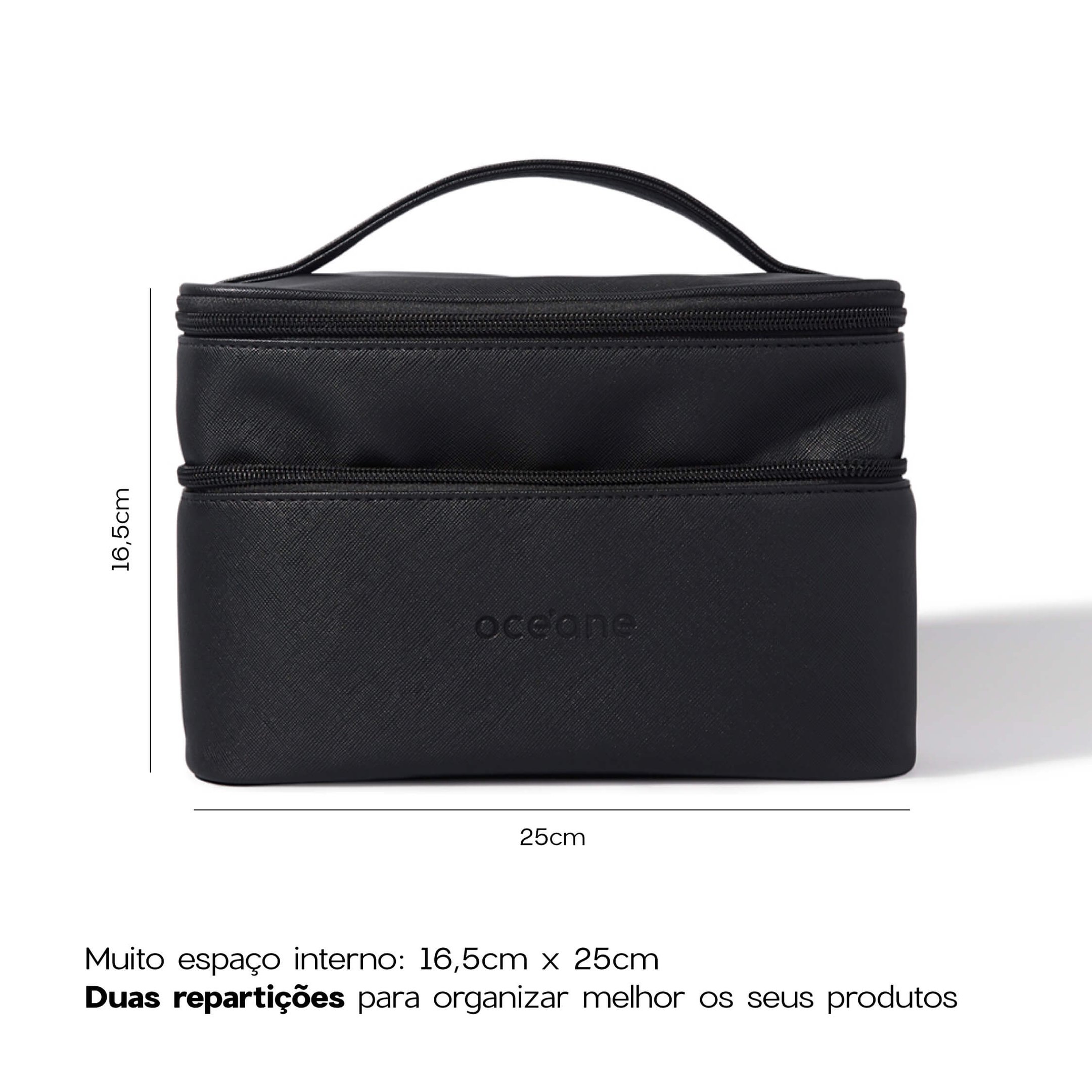 Kit Nécessaire Preto Daily Makeup + Nécessaire Preto Best Travel (2 Produtos) ÚNICO 7
