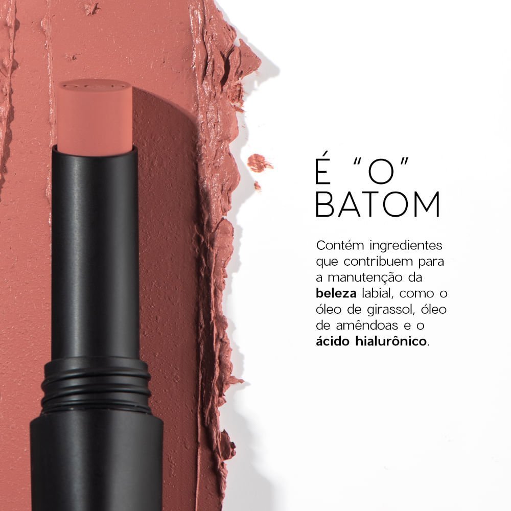 Kit Nécessaire Rosa + Paleta de Sombras + Batom Nude Semi-Matte (3 Produtos) ÚNICO 7