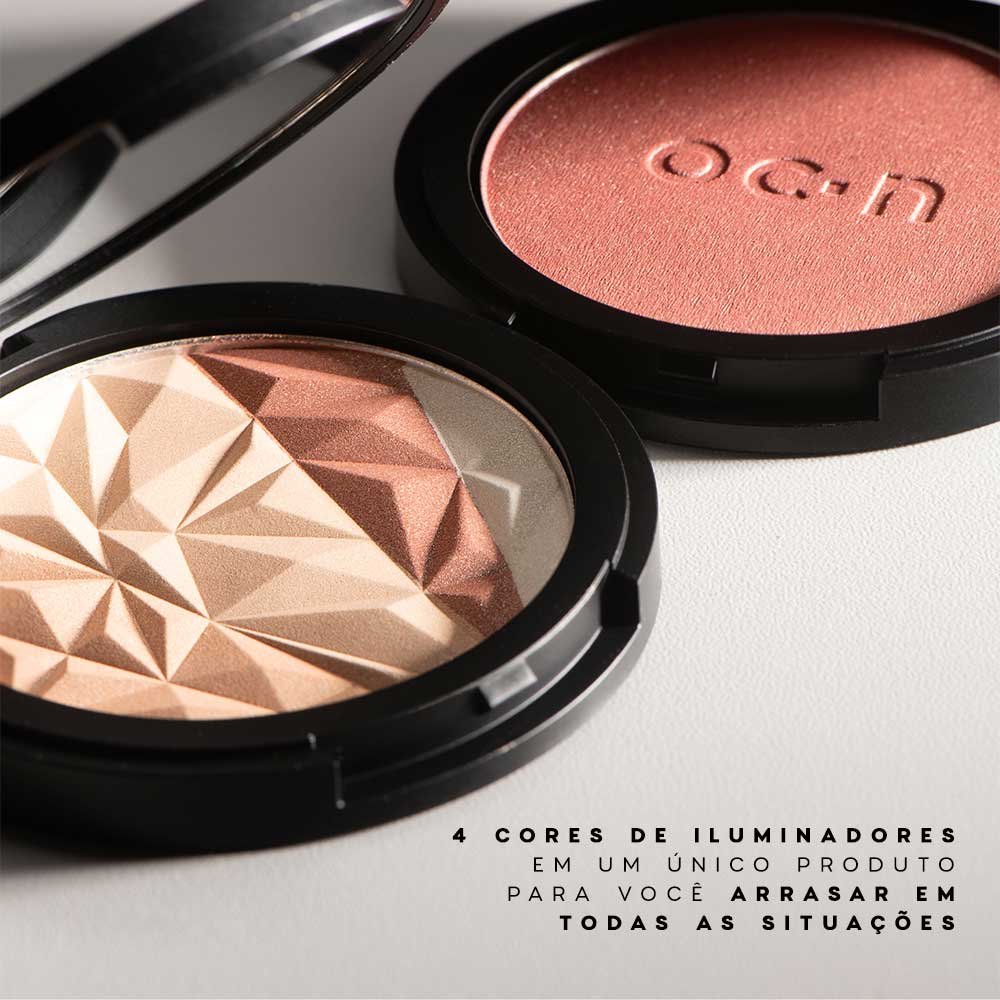 Iluminador Facial - Multicolor Powder Highlight Océane Edition 8g 8g 3