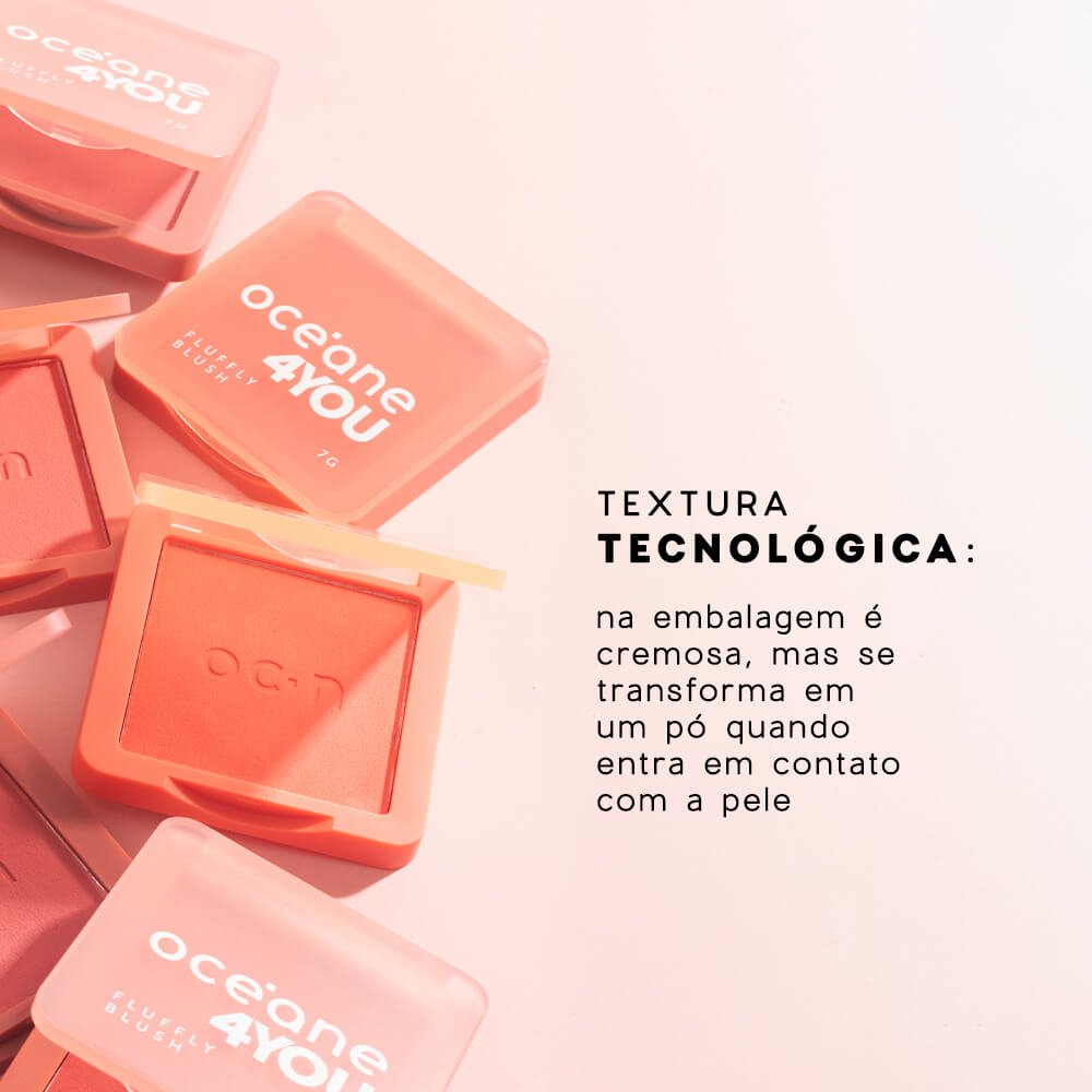 Blush Cremoso Rosa - Fluffy Blush Tango Pink 4you 7g Tango 3