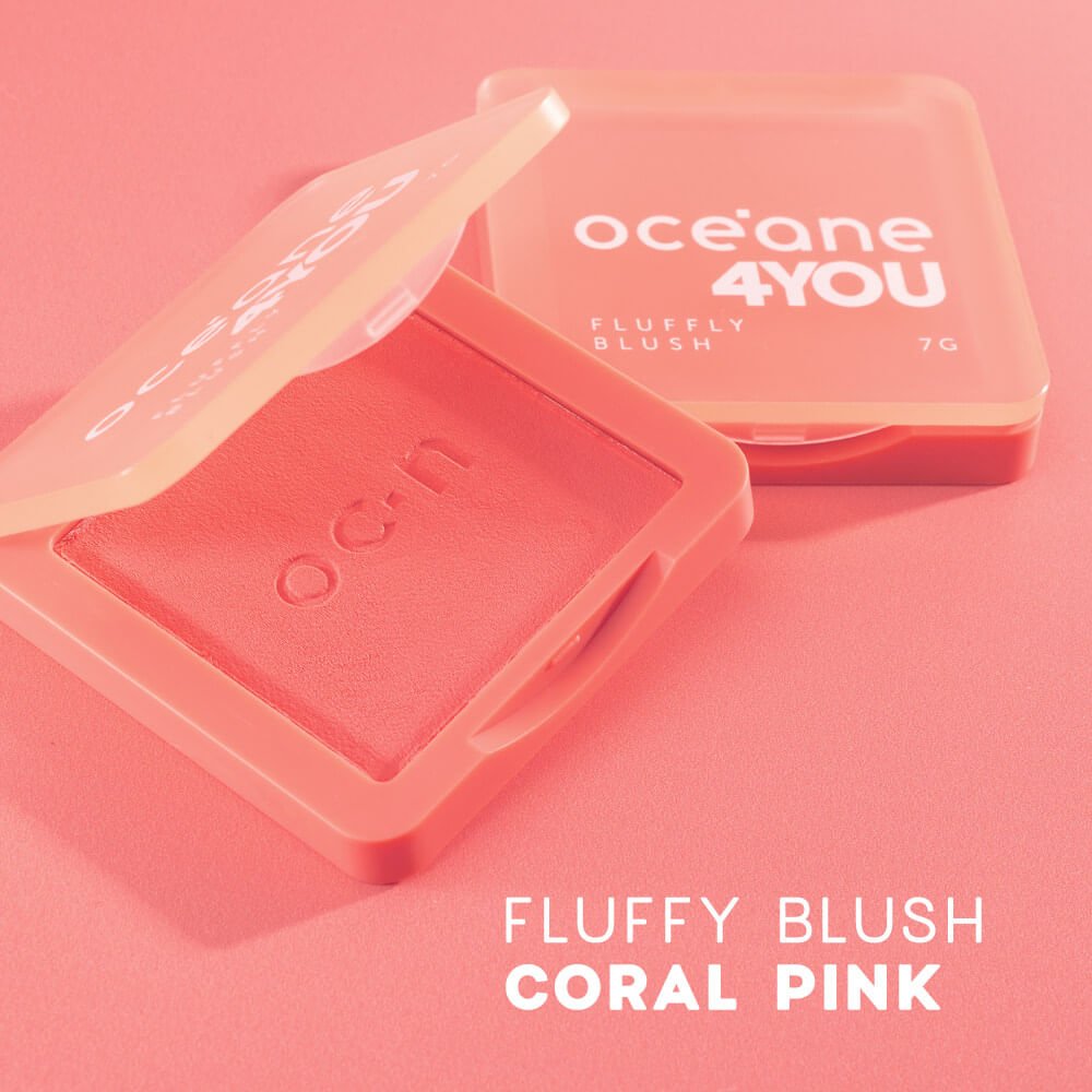 Blush Cremoso Coral - Fluffy Blush Coral Pink 4you 7g Coral 2
