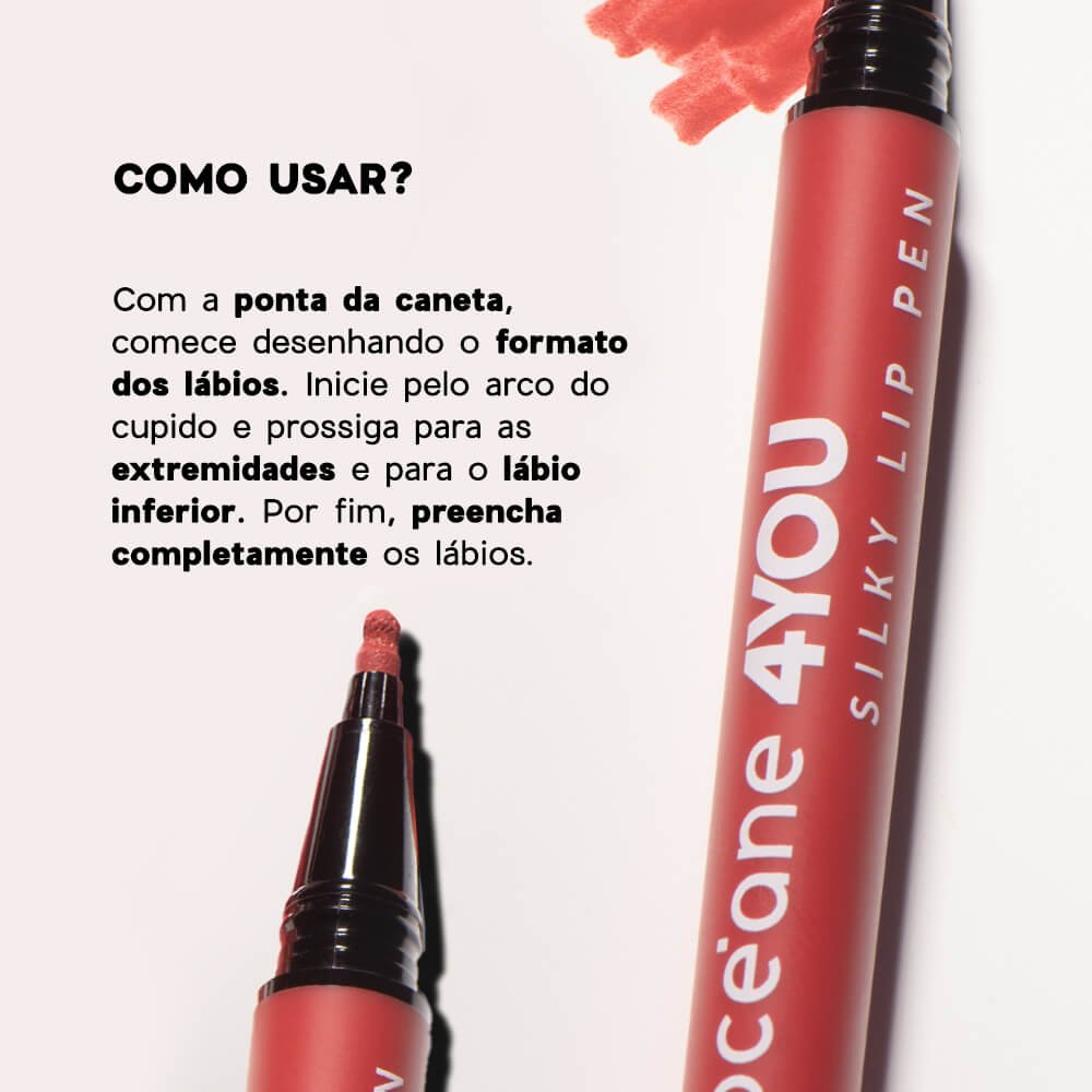 Caneta Batom Nude - Silky Lip Pen Mauve 4you 0,6ml Mauve 5