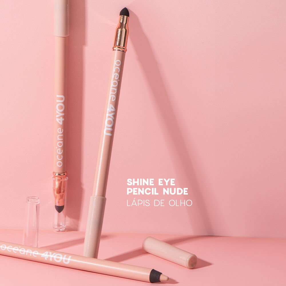 Lápis para Olhos Bege - Shine Eye Pencil Nude Océane 4you 1,4g Nude 2