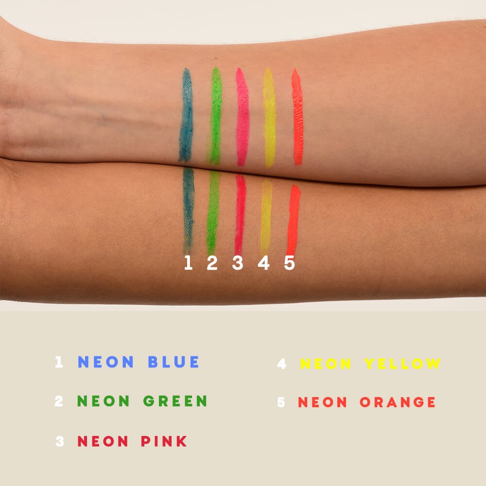 Caneta Delineadora Azul - Flash Color Pen Neon Blue 4you 1,2ml Azul 6